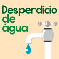 desperdício de água