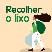 recolher o lixo