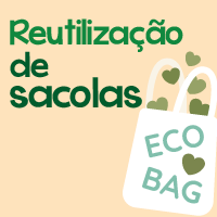 reutilização de sacolas